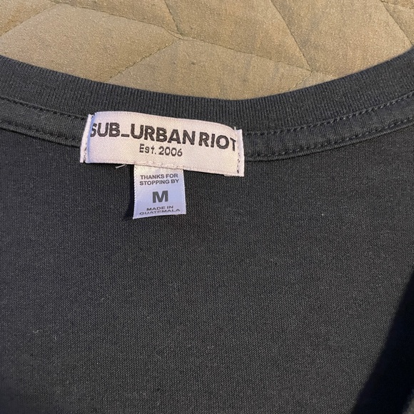 Sub_Urban Riot Kindness v neck tee - Picture 4 of 5